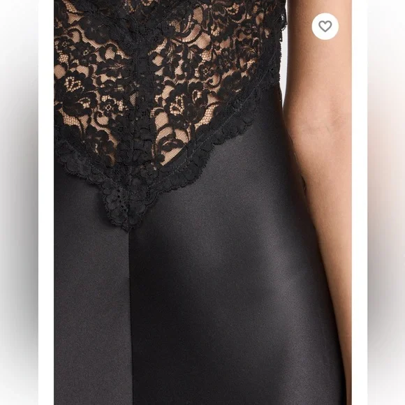 RODARTE NEW WITH TAGS Black Lace Slip Dress